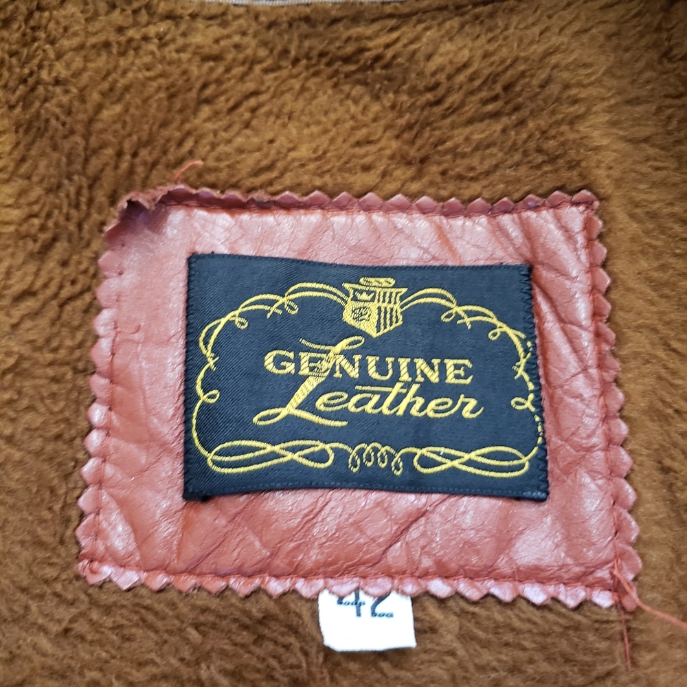 Vintage Genuine Leather Women Jacket - Picture 8 of 8